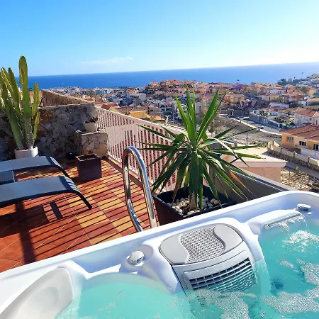 Casa Bonita Beautiful Panorama & Private Jacuzzi 公寓 Arguineguin